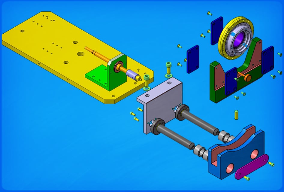 Eclaté de pièce 3D