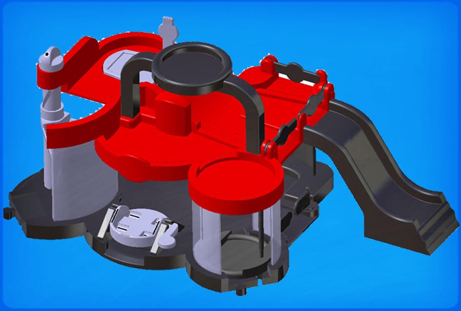 Modélisation d'un garage voiture en jouet